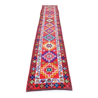 Late 20th Century Turkish Runner- 2′5″ × 11′4″ For Sale