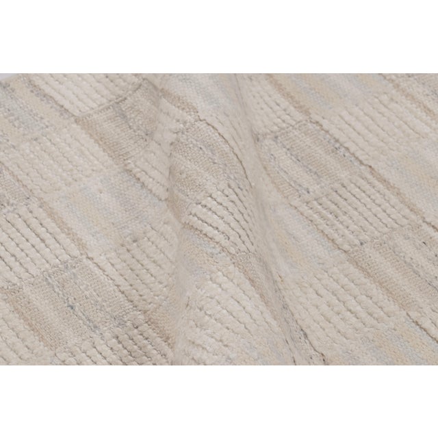 Beige Rug & Kilim’s Scandinavian Style Extra Long Runner, With Geometric Patterns For Sale - Image 8 of 9