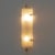 Italian Art Deco Style Murano Glass and Brass Sconces, 2000s, Set of 2 For Sale - Image 6 of 11