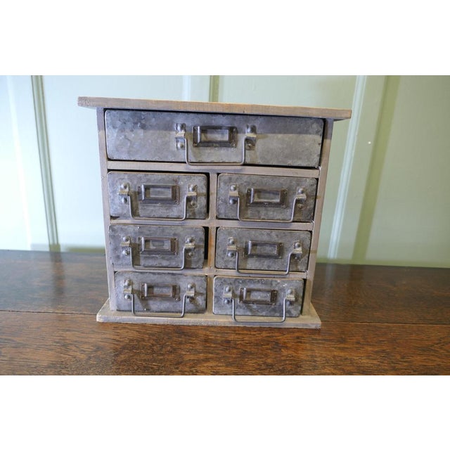Industrial Metal Filing Drawers, 1970s For Sale - Image 3 of 6