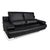Model 6500 2-Seater Sofa in Black Leather from Rolf Benz For Sale - Image 4 of 14