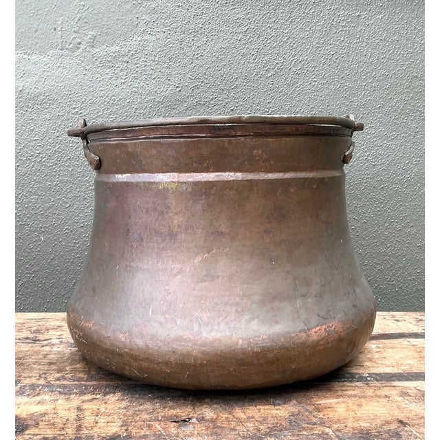 Vintage 19th Century Copper Cauldron For Sale - Image 12 of 12