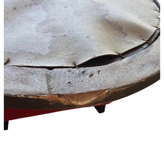 Oval Mirror in Plaster and Wood, 1930s For Sale - Image 6 of 11