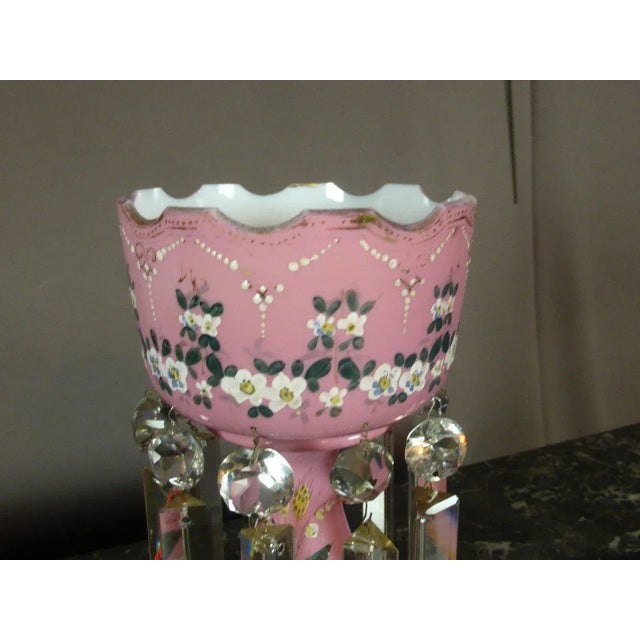 Opaline Pineapple Holder, France, 1890s For Sale - Image 3 of 8