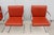 Ludwig Mies Van Der Rohe Brno Tubular Chairs in Orange Vinyl by Gordon, Set of 4 For Sale - Image 12 of 18
