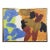1965 Mid-Century Modern 'Forms in Motion' Vintage Abstract Oil Painting by Swedish Artist Ture Fabiansson (1910-1994), Framed For Sale
