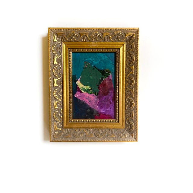 Two original paintings by Jessalin Beutler, completed in 2026. Acrylic and collage on canvas wrapped board. Signed and...