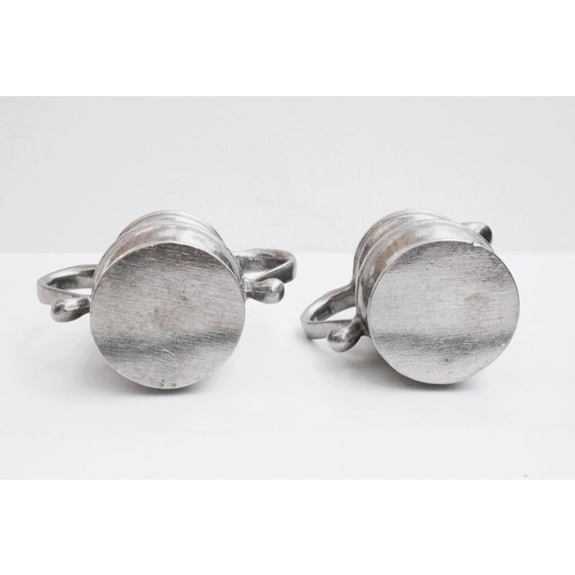 Metal 1970's Farmhouse Pewterware Creamer & Sugar/Non-Toxic For Sale - Image 7 of 7
