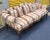 EJ Victor Late 20th-C. French Louis XVI Style Sofa by Ej Victor in Stripe Damask For Sale - Image 4 of 9