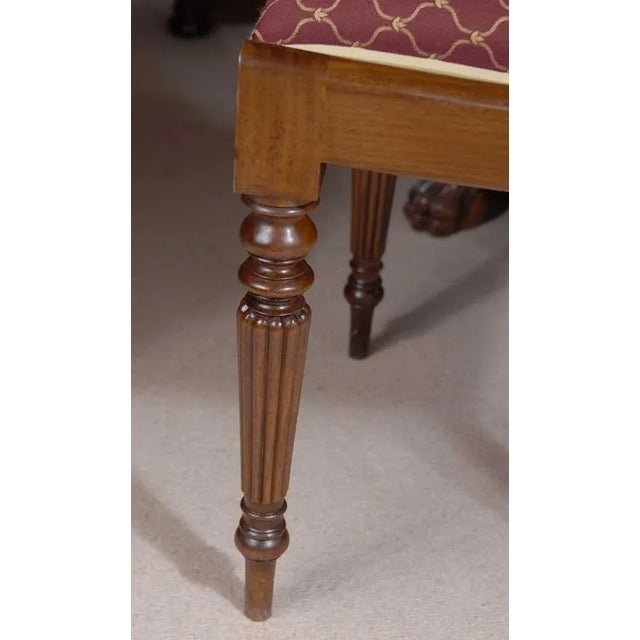English Regency Dining Chairs with Walnut Inlay, Set of 12 For Sale - Image 14 of 18