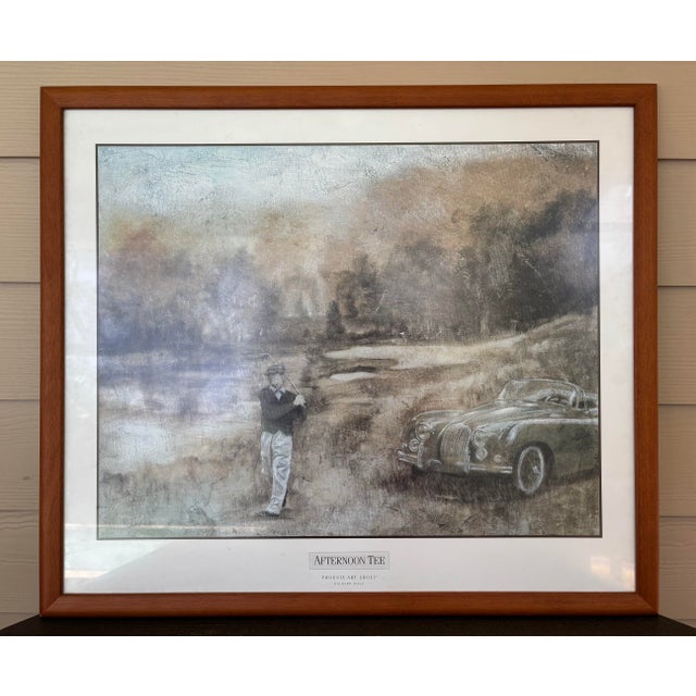 “Afternoon Tee” Lithograph by Richard Hall (B. 1952) for the Phoenix Art Group. Artist signature in the left corner. The...
