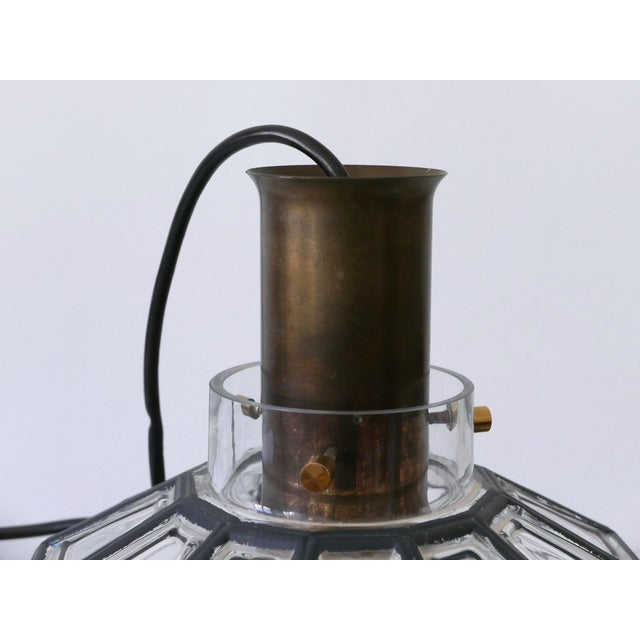 Large Mid-Century Modern Pendant Lamp by Glashütte Limburg, Germany, 1960s For Sale - Image 16 of 18