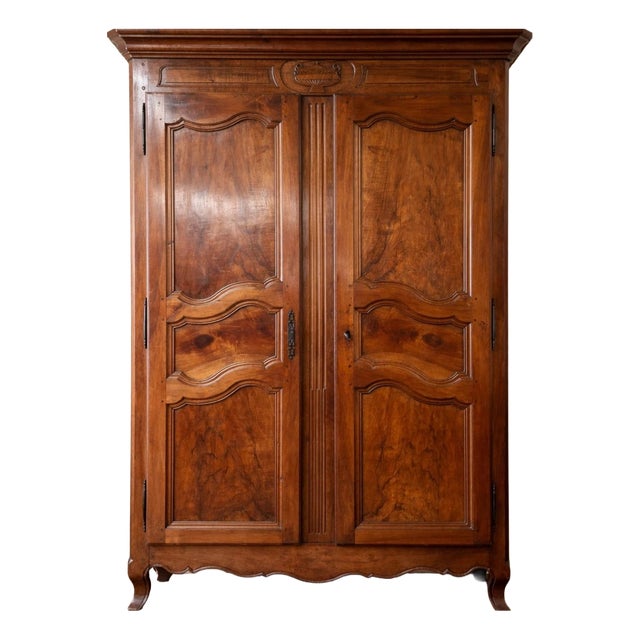 Louis XV Wardrobe in Walnut For Sale