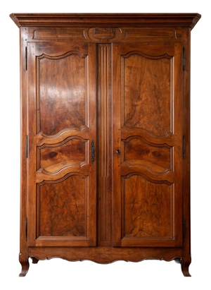 Louis XV Wardrobe in Walnut
