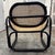 Safavieh Nadie Rattan Accent Chair For Sale - Image 10 of 12