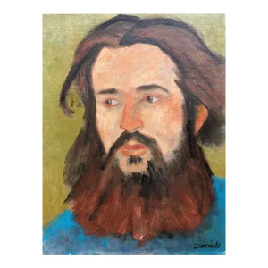 1960s George Daniell Oil Portrait of a Man