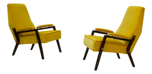 Vintage Lounge Chairs, 1950s, Set of 2