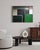 Add a touch of soothing sophistication to your home with this minimalist geometric canvas in soft green. Designed for...