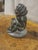 Native American Artist Signed Vintage Inuit Soapstone Sculpture of a Hunter With a Fish For Sale - Image 3 of 6