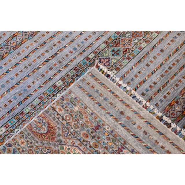 Contemporary Gabbeh Rug 6'10'' X 9'8'' For Sale - Image 4 of 8