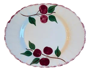 Vintage Blue Ridge Pottery Crab Apple Large Serving Platter