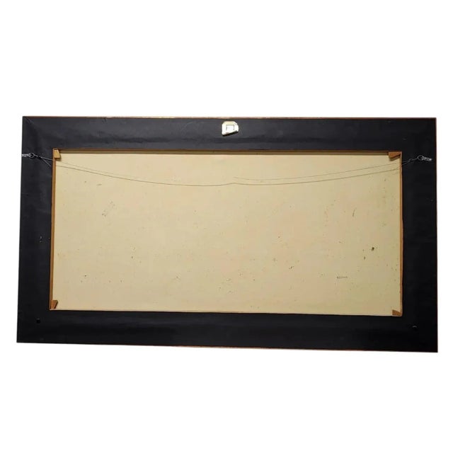 Mid Century Impressionist Paris Street Scene Cityscape Oil Painting Signed Ornate Frame For Sale - Image 12 of 13