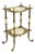 Antique French Victorian Bronze 2 Tier Onyx Stone Plant Stand Accent Side Table For Sale
