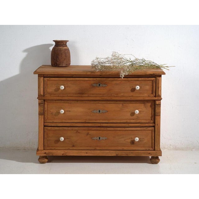 Antique Pine Chest of Drawers For Sale - Image 10 of 12