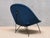 Kosmos Lounge Chair in Teal Pierre Frey Bouclé by Augusto Bozzi for Saporiti, 1950s For Sale - Image 6 of 16