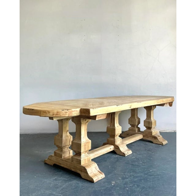Vintage Boho French Refectory Table For Sale - Image 11 of 14
