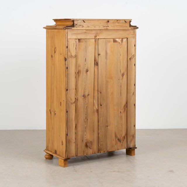 19th Century Danish Pine Tall Chest of Six Drawers Highboy For Sale - Image 12 of 12