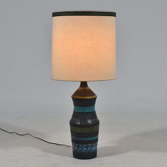 Mid-Century Modern Mid 20th Century Bitossi by Aldo Londi Table Lamp For Sale - Image 3 of 9