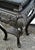 1920s Chinese Carved Hardwood Plant Stand Jardiniere Two Tier Side Table 1920s For Sale - Image 5 of 14