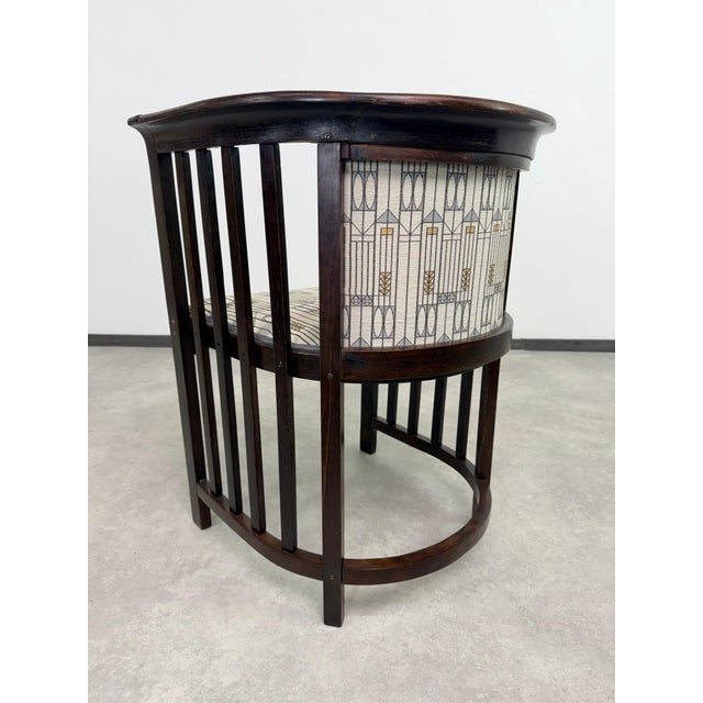Secession No. 423 Fledermaus Armchair attributed to Josef Hoffmann, 1890s For Sale - Image 13 of 16