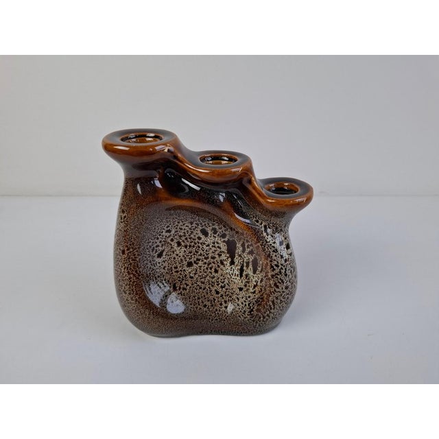 Mid-Century Modern Triple Candleholder from Ditmar Urbach, Czechoslovakia, 1960s For Sale - Image 17 of 18