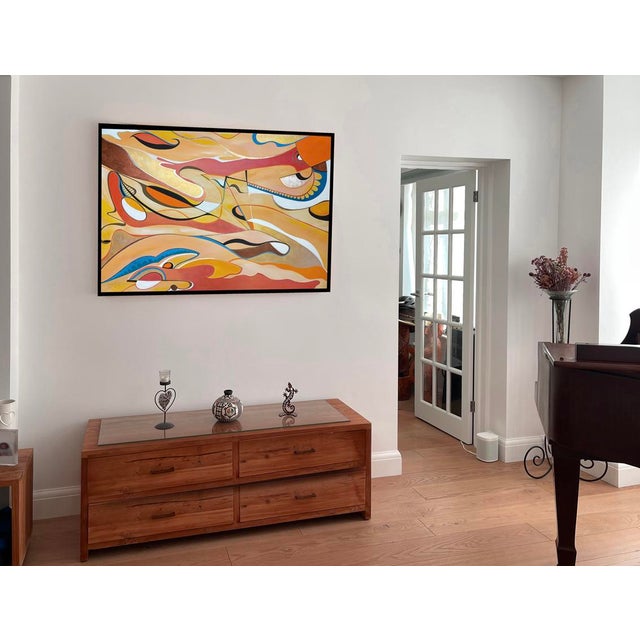 "Day Break". Contemporary Abstract Painting by Lorraine Benton For Sale - Image 4 of 4