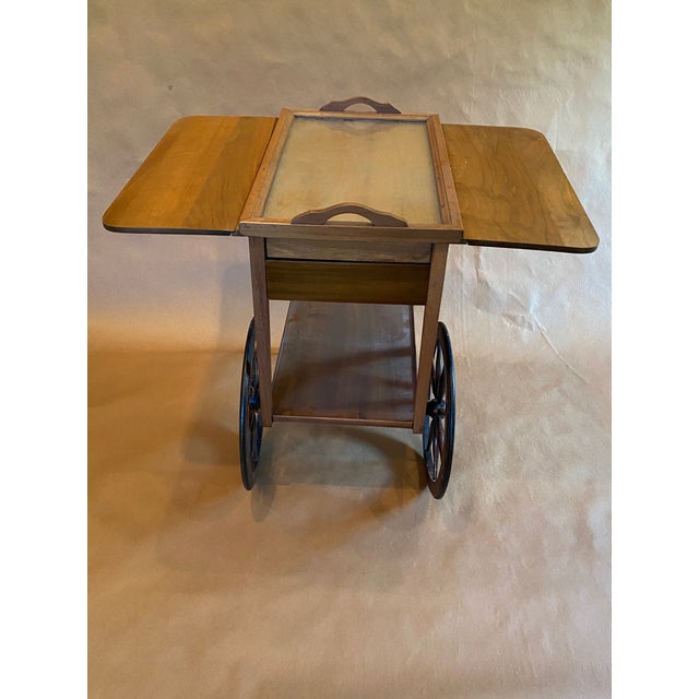 American 1920s Antique Tea Cart For Sale - Image 3 of 5
