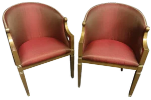 Set of Italian Tub Chairs by Turri
