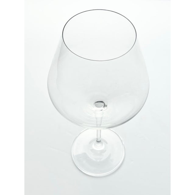 1990s 1990s Riedel “Vinum” Large Crystal Burgundy Wine Glasses - Set of 6 For Sale - Image 5 of 5