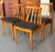Set of Four Mid Century Modern Teak Frame Dining Chairs c.1960 Low Profile - Quality Built - Danish Modern Design - UK...