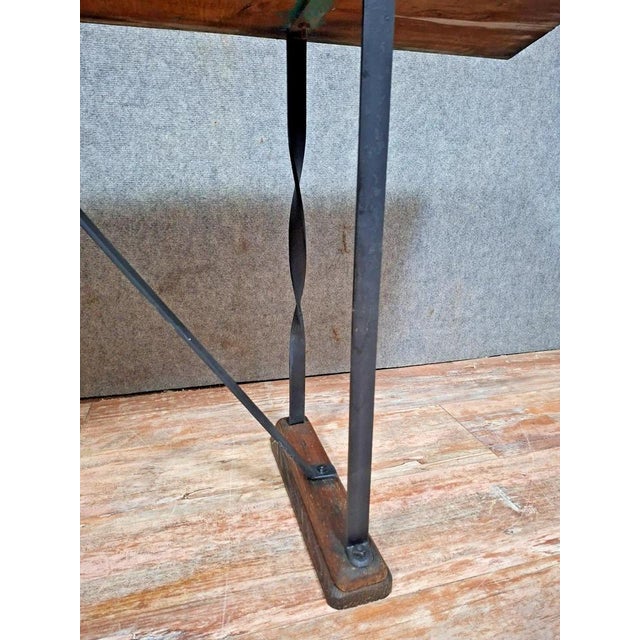 Industrial 20th Century Industrial Console Table For Sale - Image 3 of 6