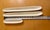 Vintage Carnivale McCarty of Memphis Signed White Pottery Set of 3 Olive Trays For Sale - Image 4 of 12