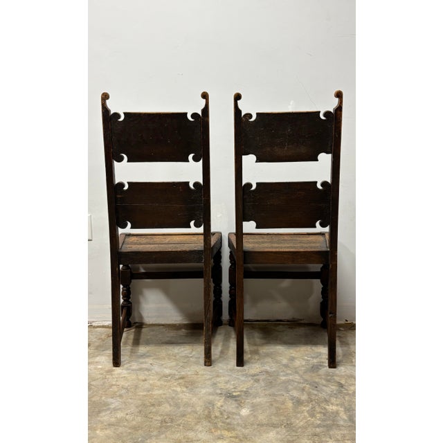19th Century Antique English Chairs - A Pair For Sale - Image 5 of 6