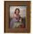 English Antique 19th Century Realism Landscape Portrait Oil Painting of a Beautiful Young Woman by Haynes King, 1860 For Sale - Image 3 of 13