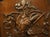 Antique French Hunting Trophy Plaque in Carved and Waxed Oak, Late 1800s For Sale - Image 9 of 18