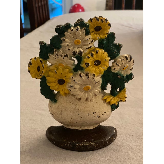 1930s Vintage 1930s Hubley Style Cast Iron Doorstop For Sale - Image 5 of 5