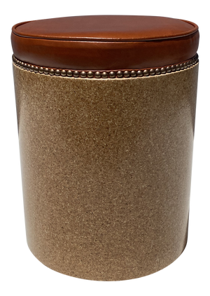 Cork and Leather Stool