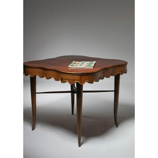 Wood 1950s Game Table Gaming Table For Sale - Image 7 of 7