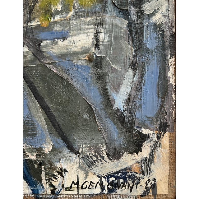 Michel Gemignani, Les Soeurs "Trouillard", 1988, Oil on Paper Mounted on Canvas, Framed For Sale - Image 3 of 11