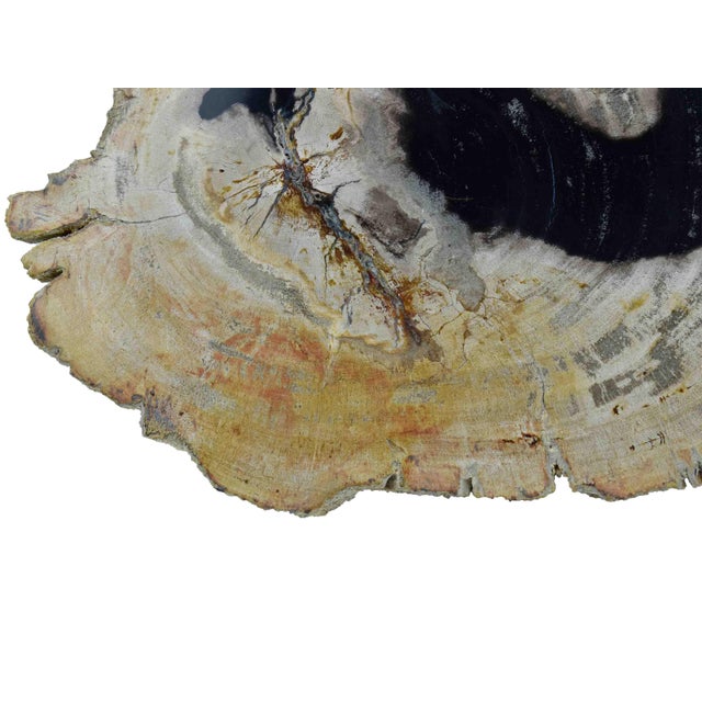 Late 20th Century Solid Stone Slab Serving Cheese Charcuterie Board Decorative Board For Sale - Image 5 of 9